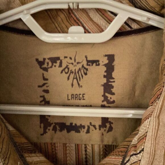 prAna Cotton Long Sleeve Men’s Button Down Shirt Large - Picture 5 of 7